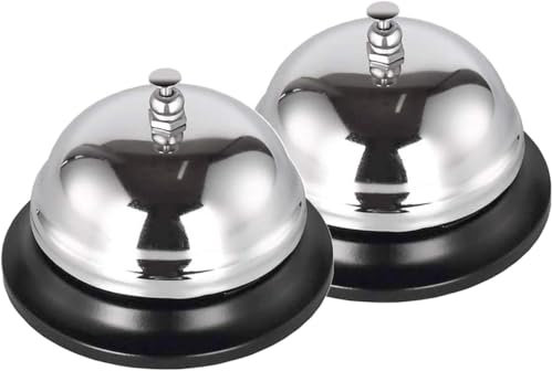 prodigital Campanello Ristorante o da Reception di Hotel in Acciaio Lucido - Suono Chiaro e Squillante