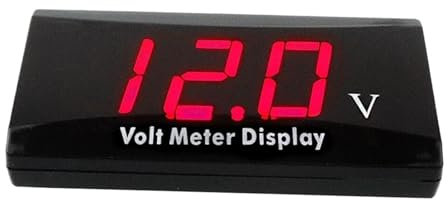 Mini pantalla LED, voltímetro Digital, Panel, medidor de voltaje, probador, protección de conexión inversa, 12V, for coche, motocicleta, universal(D)