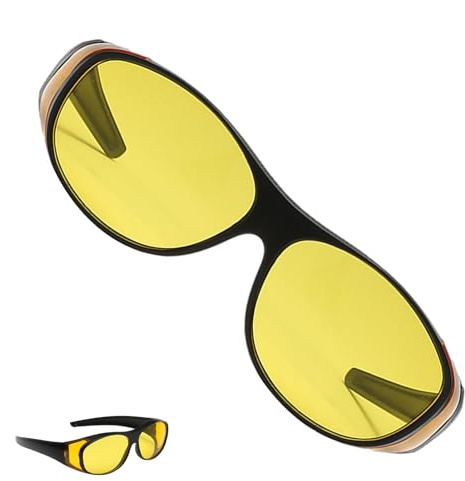Visionbrille – Durchdringende Infrarot-Brille, Hochleistungsschutz | Brille für das Fahren und im Freien, verbessert die visuelle Klarheit in der Dunkelheit, ideal für