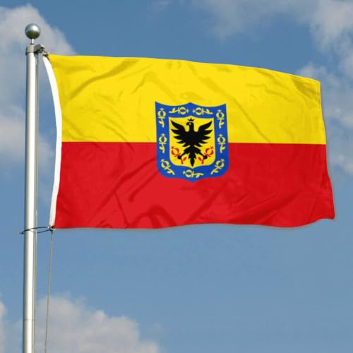 Bandera Del Orgullo Bogotá City Colombia Banderabalcón Lavable Exteriorbandera Resistente Al Viento Y La Lluvia Banderas Premium Para Fiestas Desfile Jardín 90X152CM