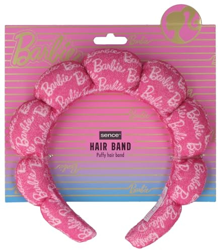 Barbie Haarband Cold Weather, Mode Stirnband oder Make up Haarband, als Haargummi oder Haarreif und als Geschenk für Frauen und Mädchen, Rosa Haarschmuck Box, (1 Stück), Beauty und Style von Sence
