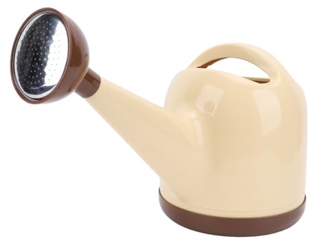 Annaffiatoio per piante da interno, beccuccio lungo, capacità 4 litri, irrigazione efficiente per giardino domestico, acciaio inossidabile PP (Giallo Latte)