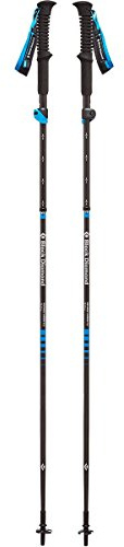 Black Diamond DISTANCE CARBON FLZ Z-POLES, Verstellbare und extrem leichte Trekkingstöcke (Trailrunning), klein faltbar, Carbon, Länge: 120-140 cm
