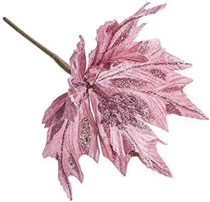 LAMF Glitzer-Weihnachtsstern, Weihnachtsbaumschmuck, Glitzer, künstliche Hochzeit, Weihnachten, Blumen, Rot, Glitzer, Weihnachtsstern, Weihnachtsbaumschmuck, 6 Stück