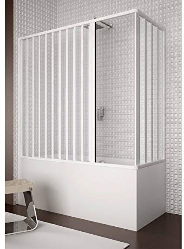 Box Vasca in PVC 70x160 cm a due lati con apertura ad angolo Dublino