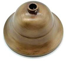prometeo electronics Rosone antichizzato bronzo copri fili per lampadario classico diametro 90mm