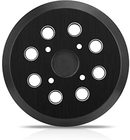 Gnellkoor 5 8 Hole Hook & Loop Replacement Sander Pads Compatible with Ryobi Random Orbital Sander PCL406 RS240 RS280 RS280VS RS281VS RS290 P410 P411, Replacement Backing Pad Parts # 030157001018 | 5 Inch 8 Hole Hook and Loop Sand Pad Compatible with Ryobi RS290g RS240 RS280 RS281VS Random Orbital Sander OE# 030157001018