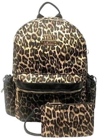 Steve Madden Bjana Rucksack, Leopard, Einheitsgröße, Steve Madden Damen Rucksack