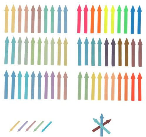 Molain 1200 Stück Haftnotizen Set, Haftstreifen Farbige Klebezettel Pfeil Index Tabs Selbstklebend heftstreifen page marker zum Markieren und Hervorheben von Seiten(Farbe 2)