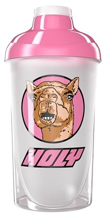 Holy Energy® New Animal Shaker Mixbecher 'Camel' - Sport Trinkflasche für Booster, Hydration & Iced Tea - Shaker für Getränkepulver im Camel Design