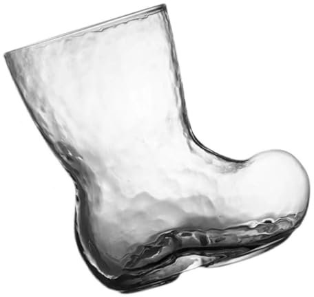 COLLBATH Stiefelform Tasse Stiefelglas 380ml Einzigartiger Stiefelglasbecher Bierstiefelglas Glas Stiefel Stiefel Bierglasbecher Stiefelform Tasse