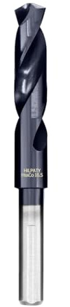 Hilpaty Foret Metal Hélicoïdaux, HSS Forets Meche Metal Professionnel Foret à Mèche M35 HSS-Co à Revêtement AlTiN, Standard DIN 338 (16.5mm)