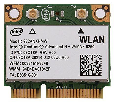 Mini WIFI Card, 2.4G + 5G Dual-Band Mini PCI-E WIFI Wireless Card for 6250 WiMax for DELL/Asus/ HM5/ GM45/ PM45/ HM57.
