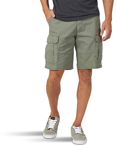 Wrangler Authentics Men's Classic Cargo Stretch Short, Dusty Olive, 42