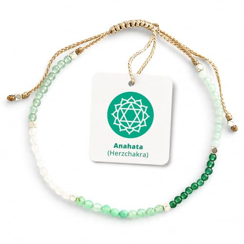 BALIPURA Multi-Chakra Armband für Frauen - Heilkristall & Naturstein Schmuck - Personalisierte Geschenke für Frauen mit winzigen 2mm Perlen in 925er Sterling Silber
