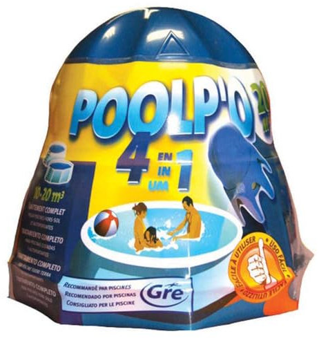 Gre 08013AL - Poolp'o para Piscinas 10-20 m3 (Tratamiento Todo en uno)