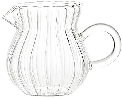 CHENMIAOMIAO Sauce Boat Gravy Bowl Glass Milk Jug Water Dispenser Syrup Can Transparent Gravy Boat Salad Tomato Very Suitable for Home Restaurant Kitchen Use pour ladle (Size : S)