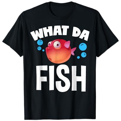 Lustiger Angler What The Fish Angel-Set T-Shirt