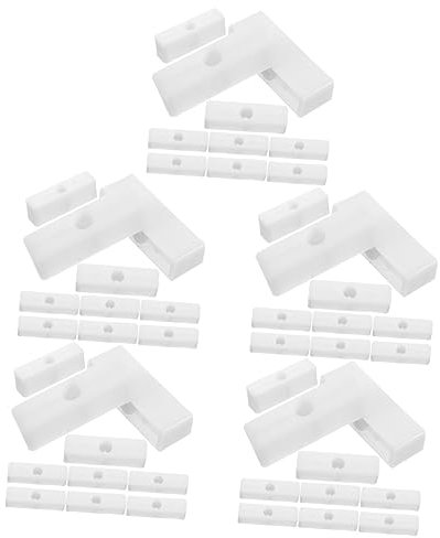 Uonlytech 5 Sätze Kunststoff-fensterschlösser Sicherheitsstangen Kinder-schiebetür-fensterstopper Für Jungen Und Mädchen 10 Stück * 5