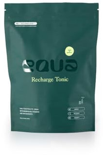 EQUA RECHARGE TONIC - Zuckerfreies Elektrolyt Pulver Getränk mit Magnesium und Antioxidantien - 20 Praktische Einzelpulverpackungen - Vegan, Glutenfrei (Lemon & Green Tea)