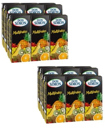 UBOON - Zumo Multifrutas, Pack de 24 x 200ml