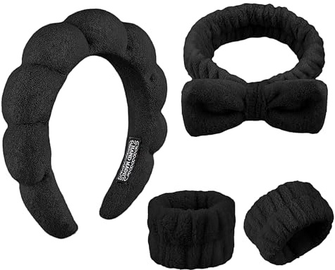YUXIANLB Spa Stirnband, Hautpflege Stirnbänder, Make Up Frottee Handtuch | Zum Waschen Des Gesichts, für Frauen, Haarband für Die Hautpflege, Schwamm Puffy, Make Up Haarband, Gesichtswasch Armba