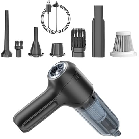 Wsdsgz Aspirateur de voiture à haute efficacité avec diverses buses multifonction pour des détails intérieurs complets