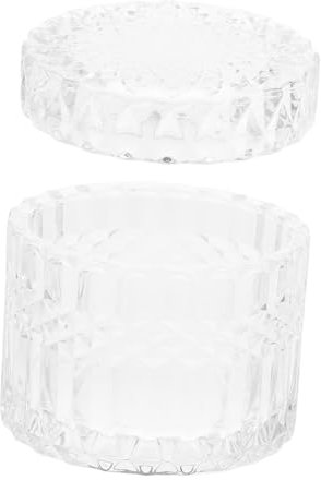 TINEASUR Bocal Verre Avec Couvercle Hermétique Pour Bonbons Collations De Bureau Décoration De Maison