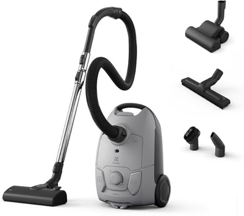 Electrolux Animal 500 EB51A4UG Aspirador Compacto con Bolsa para el Polvo, Boquilla AllFloor, Filtro HEPA, Gris