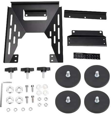 Kit d'installation Satellite magnétique résistant aux intempéries, système de Montage à dégagement Rapide à 360 degrés pour Voitures, Bateaux, Camping-Cars, Caoutchouc en Acier