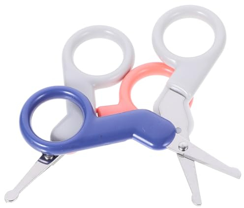 Toddmomy 2 Stück Babynagelschneider mit Ergonomischem Griff und Sicherem Abs Edelstahl für Fingernägel und Zehennägel von Neugeborenen
