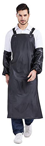 Nanxson Grembiule impermeabile resistente regolabile, grembiule da lavoro in gomma,CF3109