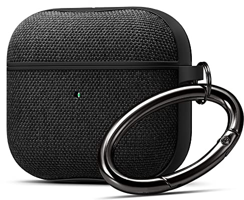 Spigen Urban Fit Hülle Case kompatibel mit Airpods 3 Generation 2021 - Schwarz