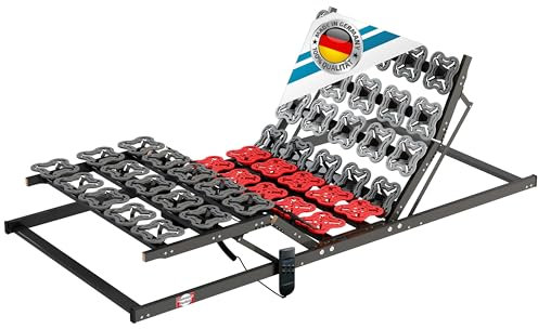 Matratzen Perfekt 5 Zonen elektrischer Tellermotorrahmen 90x200 cm 12,5 cm Höhe Terra Med T-Flex Federteller Härteregulierung 200 Kg belastbar