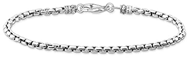 THOMAS SABO Venezia-Armband silber 925 Sterlingsilber, Geschwärzt