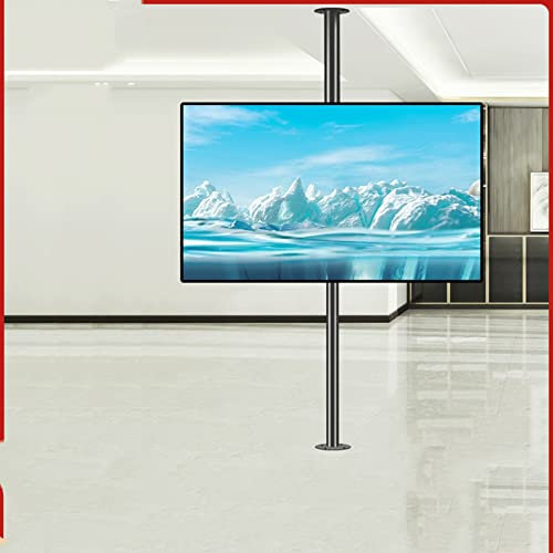LCD Fernseher 360 Grad drehbarer Bodenrahmen Trennwand Drehgestell Rotation TV-Schrank Drehsockel, passend für 32-75 Zoll LED-Bildschirmanzeige (Size : 110-135cm)