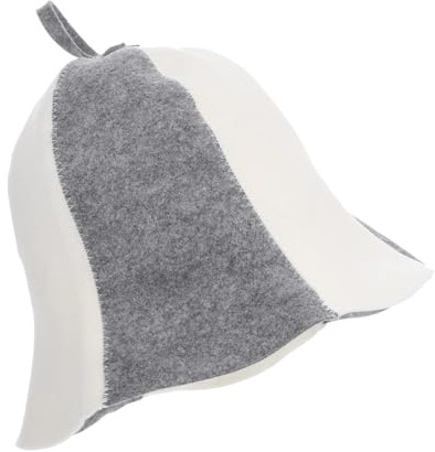 QLEUIFT 1 PCS Cappello da Sauna Ucraina in Feltro di Lana, per Sauna e Vapore, per Donne e Uomini, Cappello in Feltro di Melone