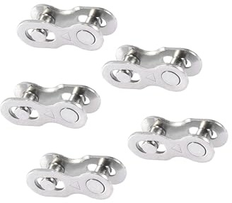 Partuto 5 Pair 6 7 8 Speed Master Chain Link for Bicycle MTB Silver Tone Replacement