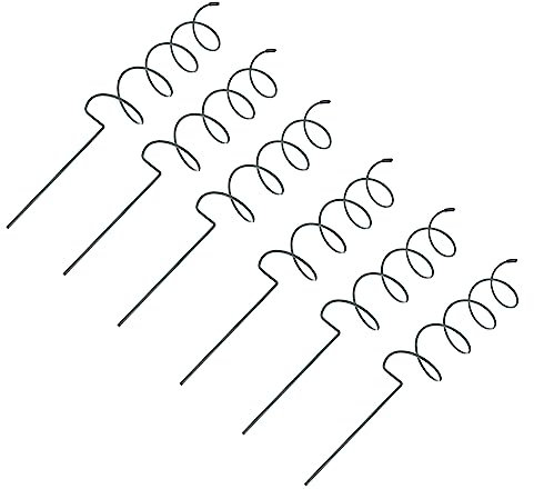 HANABASS Soporte para Plantas Trepadoras Soporte Espiral De Hierro 6 Unidades Diseño Simple