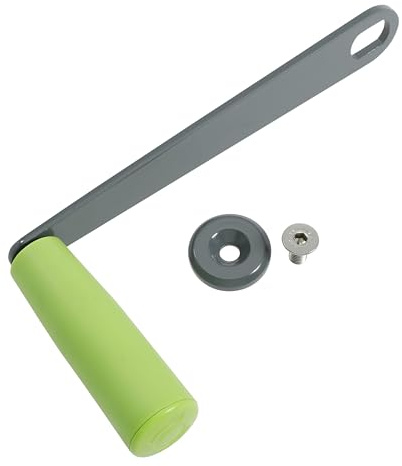 GEKA Plus Kurbel Set (Ersatzteil für GEKA Plus Schlauchwagen P80 und P125, robuste Qualität, einfache Montage, Zubehör für Gartengeräte) 42.8500.48, Grün