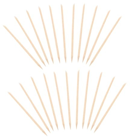 Beaupretty Bâtons en Bois pour Repousser les Cuticules, Lot de 100 Pièces, Design Multifonctionnel Facile à Utiliser, Routine Beauté et Retouches Ongulaires