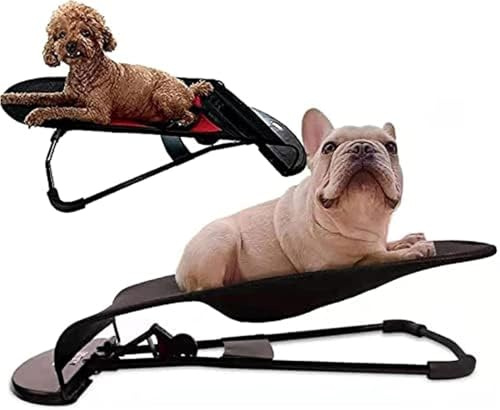 XRNWOHISB Gatto, sedia a dondolo for cani, lettino a dondolo portatile for animali domestici, poltrona a sdraio for cani lavabile e traspirante for interni ed esterni