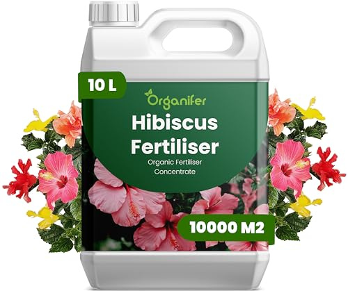 Fertilizzante Liquido - 10L - Per Ibisco - NPK 2-1-8 | Vitalità E Fioritura Duratura - Organifer