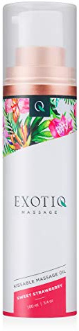 Exotiq Kissable Massageöl - Süße Erdbeere - 100ml