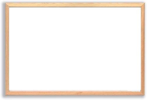 LAVAGNA MAGNETICA BIANCA BACHECA cornice in legno 30x45 45x60 60x90 cm ufficio casa scuola scegli misura (60x90cm)