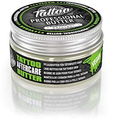 Believa Tattoo Butter - Premium Tattoopflege mit veganer Formel und natürlichen Inhaltsstoffen für strahlende Tattoofarben - Tägliche Pflege & Aftercare für tätowierte Haut | 25ml