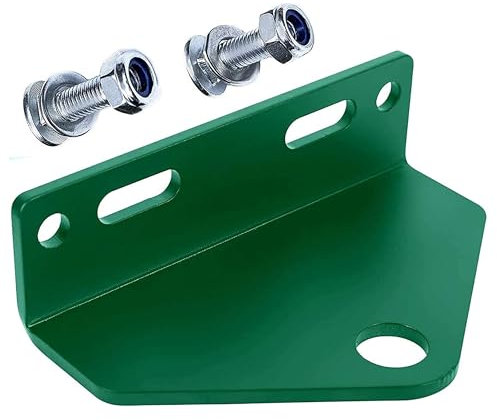 Noa Store | 5 Inch Lawn Mower Ball Hitch - Universal Zero Turn Trailer Hitch - Heavy-Duty Alloy Steel - Mower Hitch Adapter Accessory for Tractor - Including Installation Hardware (Green)