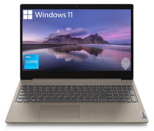 Lenovo Ideapad 3i - Notebook con display FHD da 15,6, Intel Core i3-1115G4 di 11a generazione, webcam, HDMI, Wi-Fi, lettura di impronte digitali, Bluetooth, Windows 11 Home (20 GB