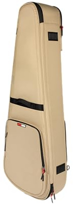 Gator Cases Icon - Guitar Cases ICON Series Gig Bag für Dreadnaught-Akustikgitarren – Farbe Khaki (G-ICONDREAD-KHK)