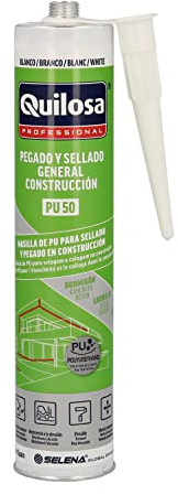 QUILOSA Masilla Poliuretano Blanca Cartucho 300 ml.